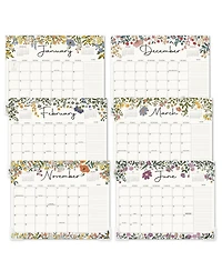 Gnuadz Desk Calendar 2026 Mat Pad Floral Apricot