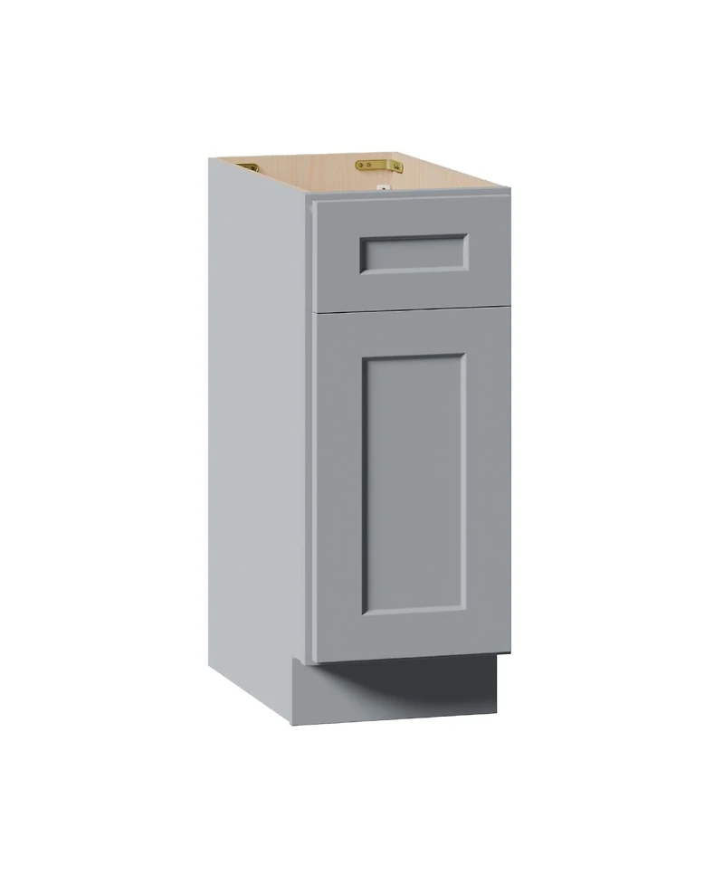 Streamdale Furniture 15 Inch Shaker Base Cabinet with Soft-Close Door and Drawer