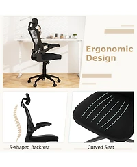 Slickblue Adjustable Height Ergonomic Mesh Office Chair for Home and Work Study Use