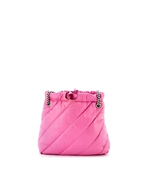 Pre-Owned Balenciaga Xs Crush Chain Tote Quilted Crushed Calfskin