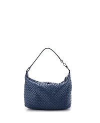 Pre-Owned Bottega Veneta Small Zip Hobo Intrecciato Nappa
