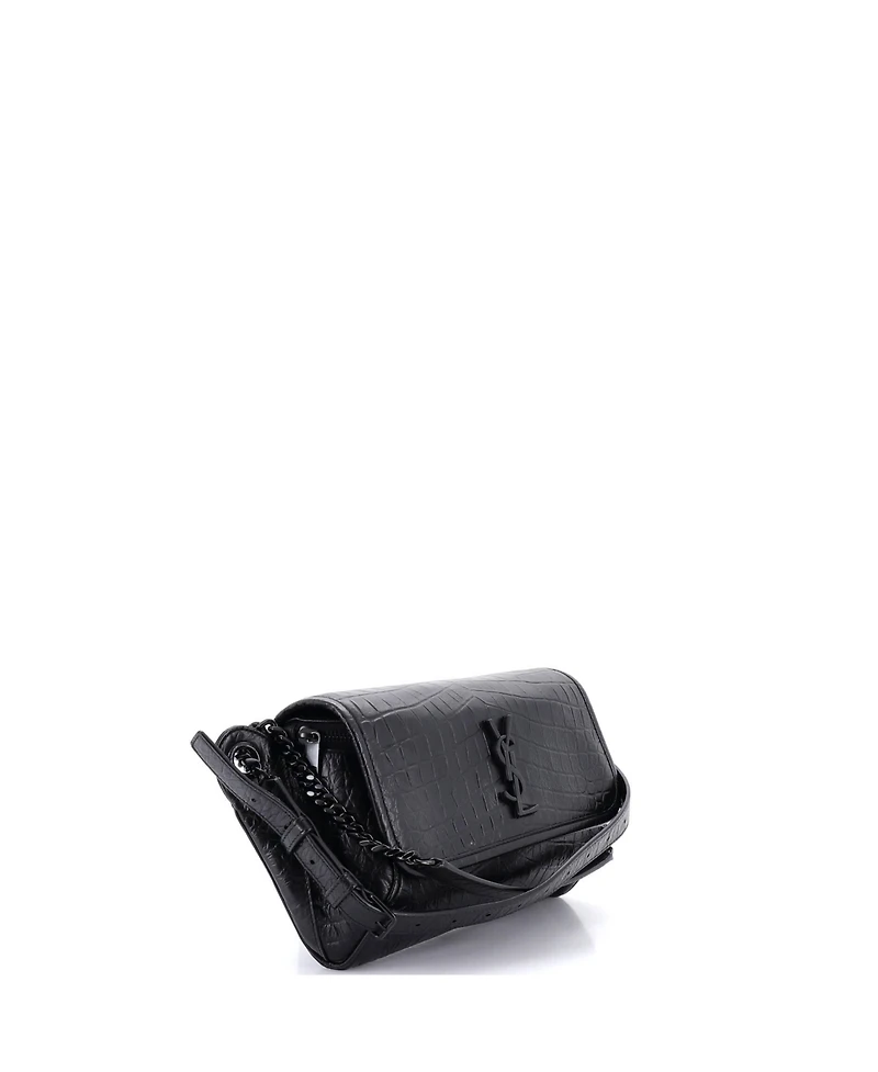 Pre-Owned Saint Laurent Niki Body Bag Embossed Leather