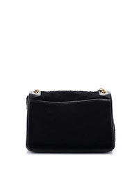 Pre-Owned Saint Laurent Medium Niki Chain Flap Bag Matelasse Chevron Tweed