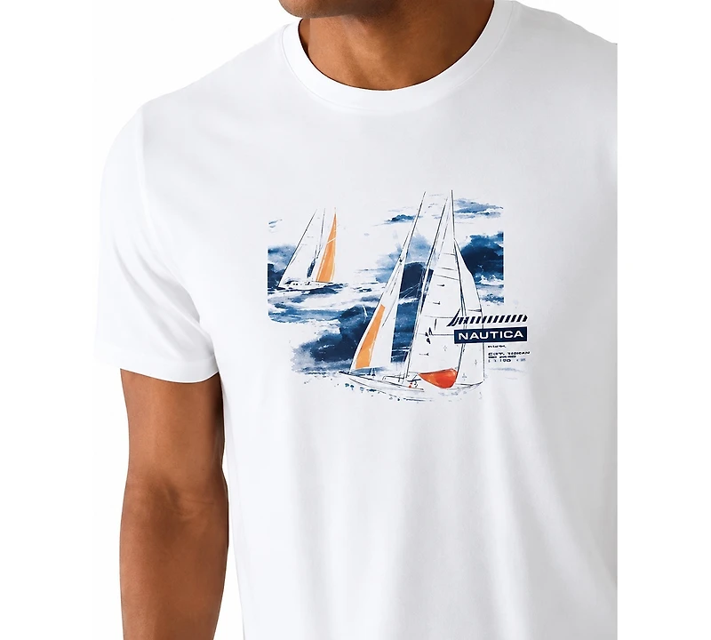Nautica Men's Sailboat Graphic T-Shirt
