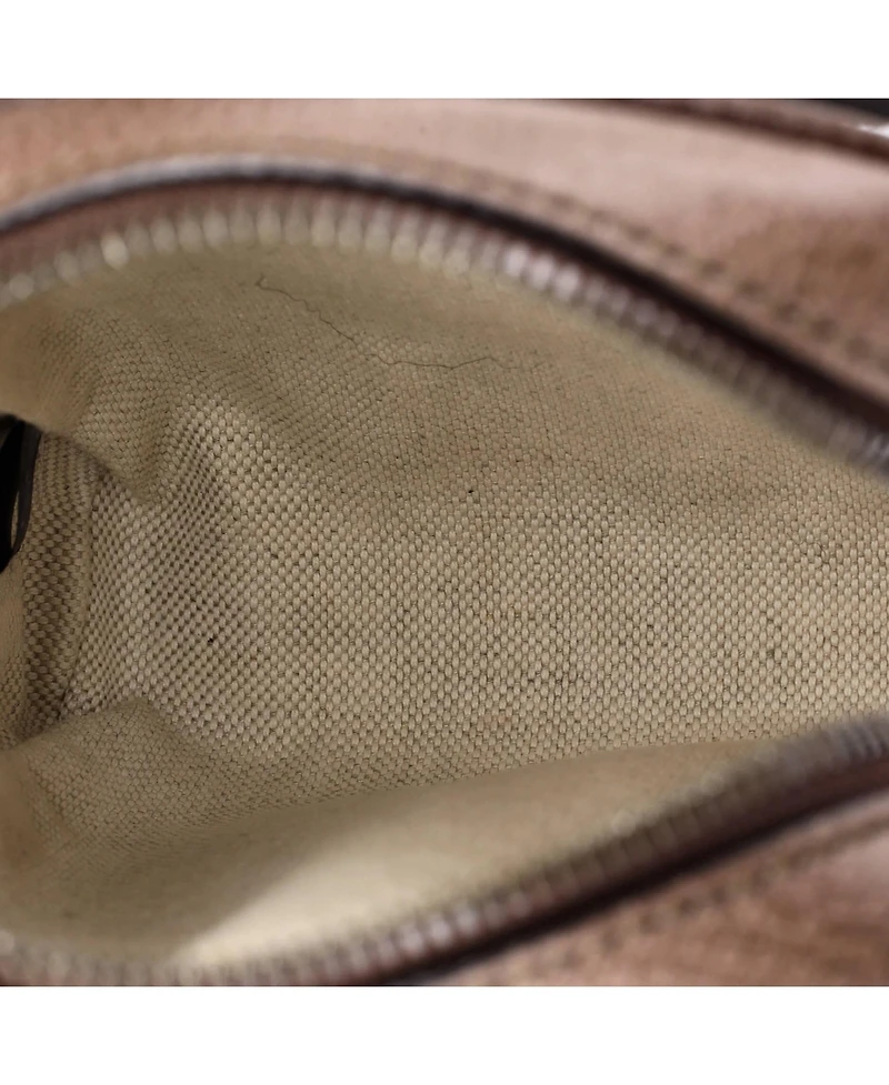 Pre-Owned Gucci Mini Ophidia Messenger Bag Gg Coated Canvas