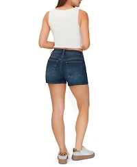 Madden Girl Women's High-Rise Straight Shorts