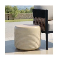 Safavieh Astrid Low Wide Outdoor Side Table