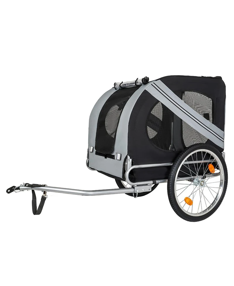 Streamdale Furniture Large Folding Dog Bike Trailer Capacity All-Terrain Pet Carrier