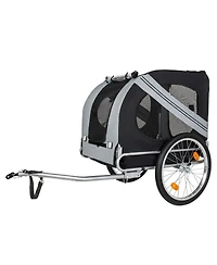 Streamdale Furniture Large Folding Dog Bike Trailer Capacity All-Terrain Pet Carrier