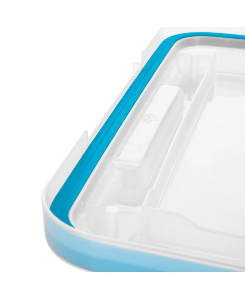 Sterilite 7.5 Quart Gasket Box, Stackable Storage Bin with Latching Lid, 6 Pack