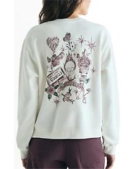 Scalpers Women's Skull Printed Sweatshirt