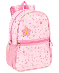 Biz & Bean Toddler Girls' Daisy Preschool Backpack and Lunch Bag, 2-Piece Set