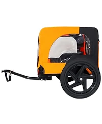Streamdale Furniture Heavy-Duty Collapsible Pet Bike Trailer with Wheels