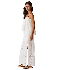 Steve Madden Women's Ainslee Eyelet Sleeveless Top