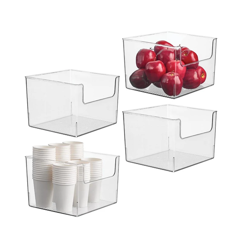 iDesign Large Cube Storage Bin for Pantry or Cabinet