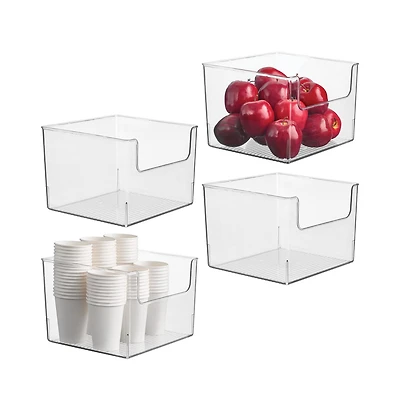 iDesign Large Cube Storage Bin for Pantry or Cabinet