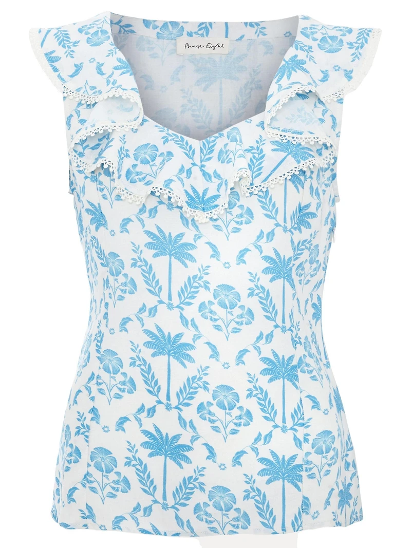 Phase Eight Women's Rhona Linen Blouse