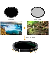 KandF Concept 55mm Super Slim Multi-Coating Variable ND8-ND2000 Filter