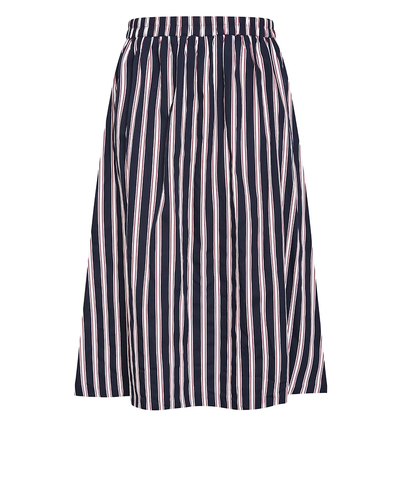 City Chic Women's Holiday Bloom Print Midi Skirt