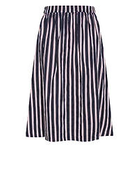 City Chic Women's Holiday Bloom Print Midi Skirt