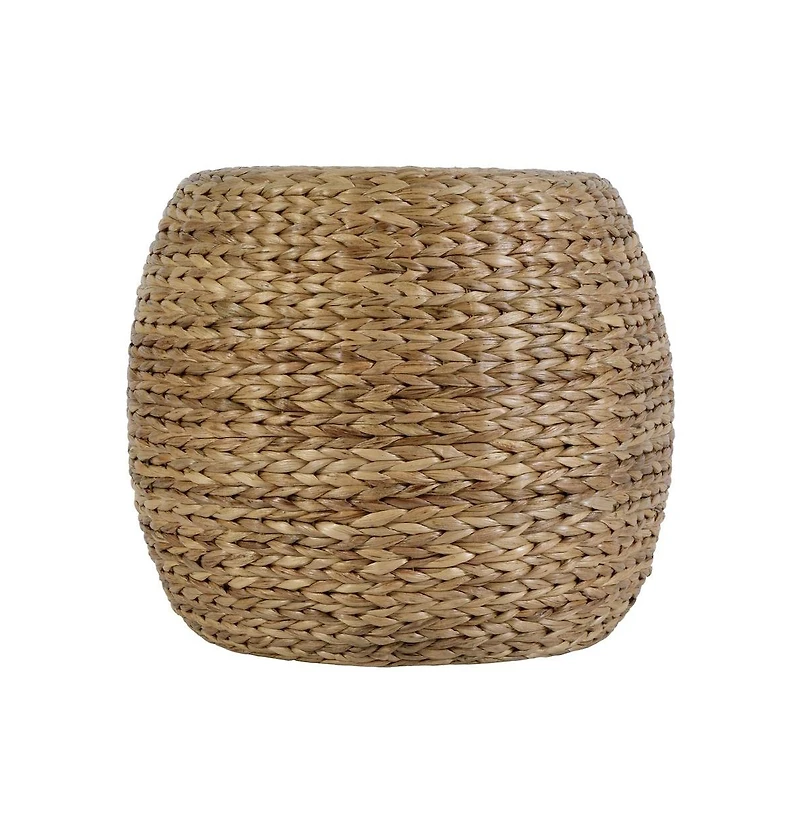 Butler Specialty Portofino 22 in. W Water Hyacinth and Rattan Accent Stool