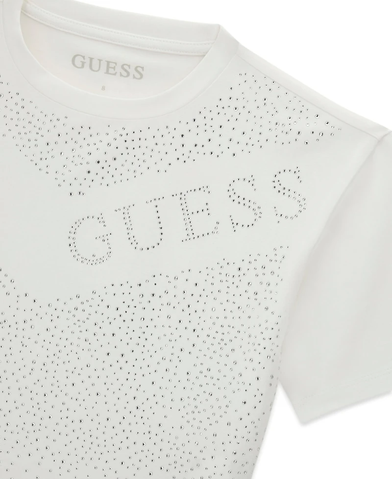 Guess Girls' 7-16 Crewneck T-Shirt