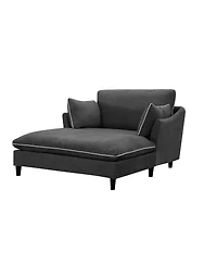 Streamdale Furniture Modern Chaise Lounge Sofa Bed with Pillows