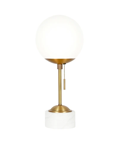 Hudson & Canal Reagan 18" Marble Tall Table Lamp