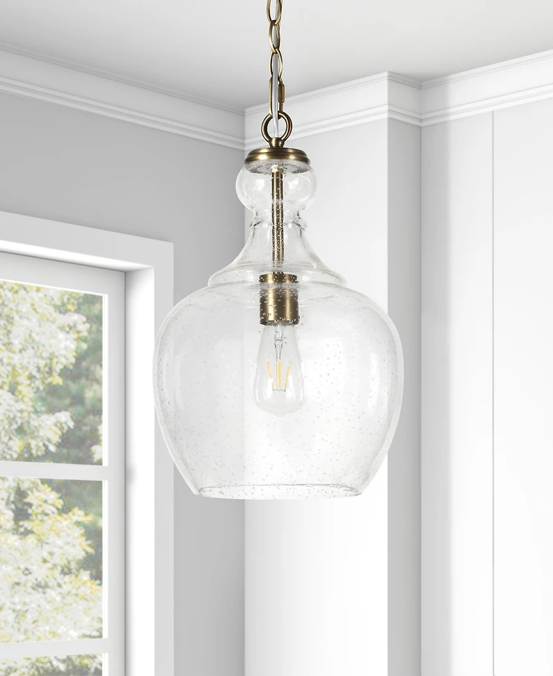 Hudson & Canal Verona 11" Wide Metal Pendant