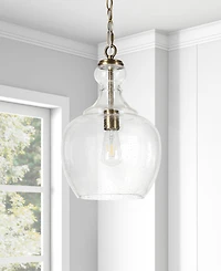 Hudson & Canal Verona 11" Wide Metal Pendant