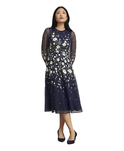 Hobbs London Women's Lois Embroidered Dress