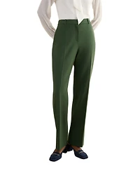 Hobbs London Women's Bess High Waisted Straight Leg Trousers