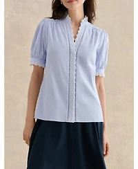 Hobbs London Women's Ginny Belted Pleated Midi Shirt Dress