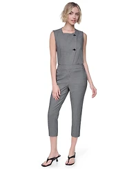 Dkny Petite Houndstooth Millenium Ankle Pants