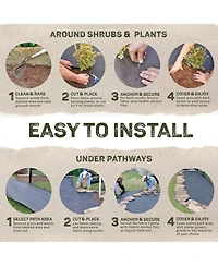 DeWitt P3 Pro 5 5oz 3' x 250' Commercial Landscape Weed Barrier Ground Fabric