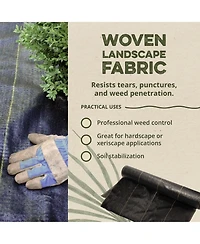 DeWitt Company Pro 5 5' x 250' Commercial Landscape Weed Barrier Ground Fabric