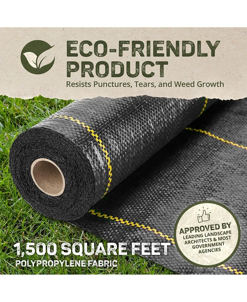 DeWitt Company P6 Pro 5 5oz 6' x 250' Commercial Landscape Weed Barrier Ground Fabric