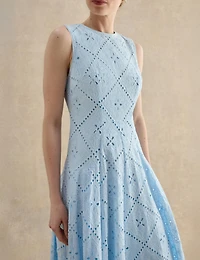 Hobbs London Women's Lexia Embroidered Dress