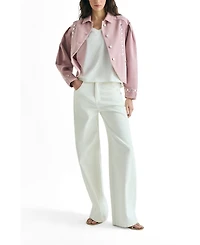 Scalpers Women's Denim Studs Jacket