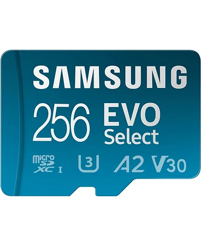 Samsung 256GB Evo Select MicroSD Memory Card