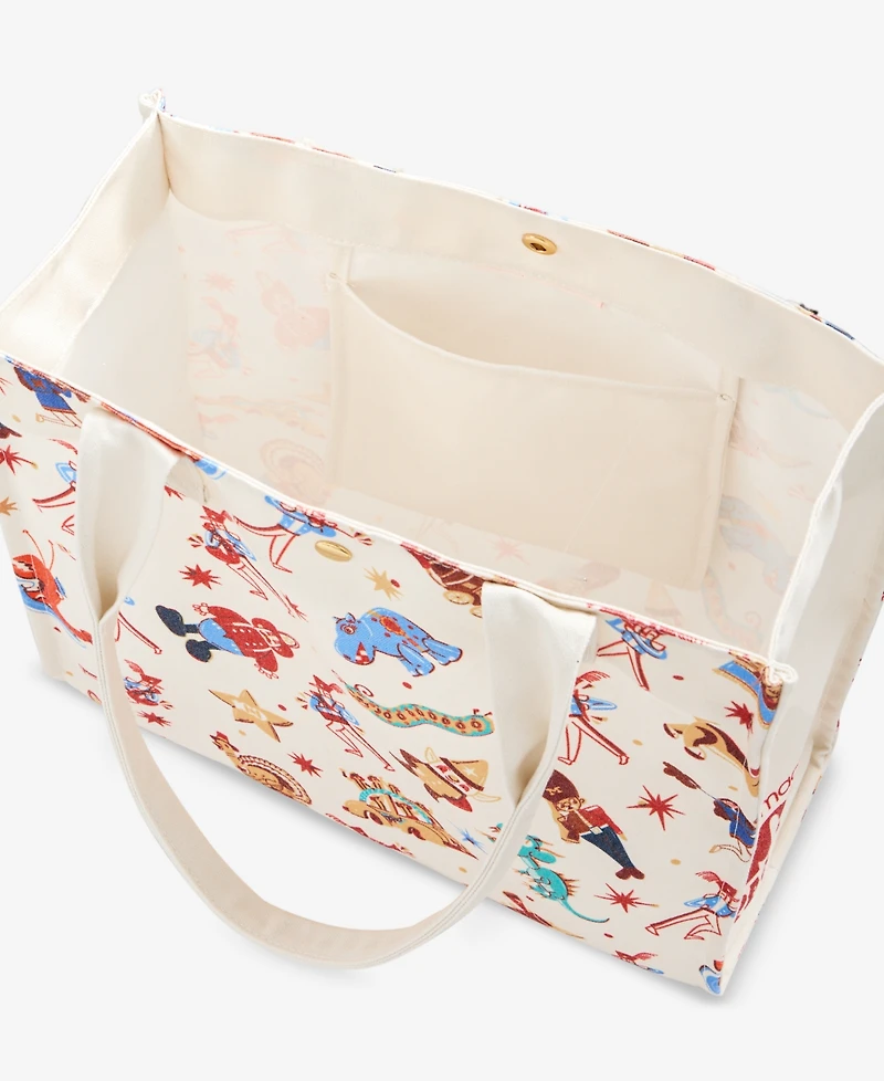 Macy's 100th Thanksgiving Day Parade 2026 Character-Print Canvas Tote Bag, Macy's Exclusive