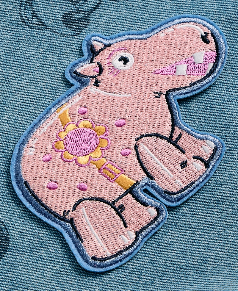 Macy's 100th Thanksgiving Day Parade 2026 Iron-On Happy Hippo Patch, Macy's Exclusive