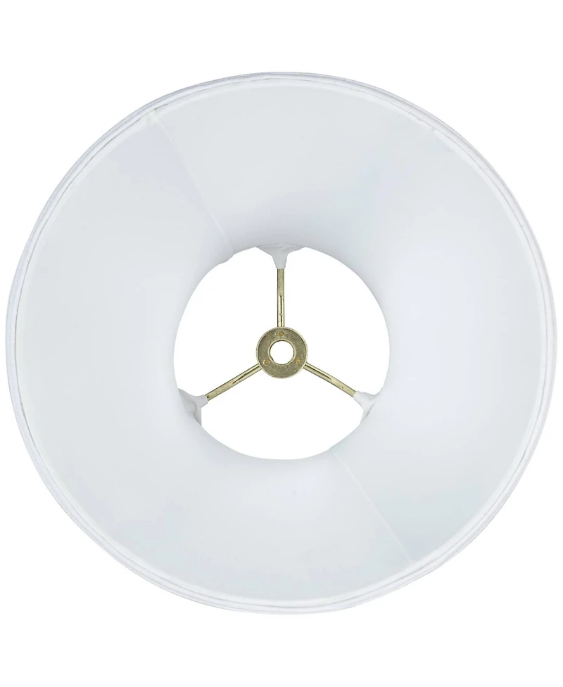 Springcrest Imperial Shade Set of 2 Round Bell Lamp Shades High Spider with Replacement Harp and Finial Fitting