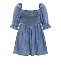 City Chic Women's Kaitlyn Denim Midi Dress