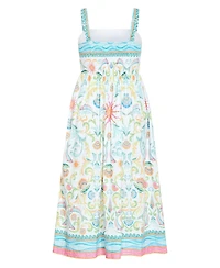 City Chic Women's Calissa Seascape Print Maxi Dress
