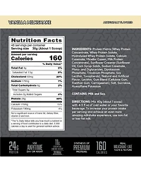 Glanbia: Bsn 6 Edge Protein Powder,With Hydrolyzed Whey, Micellar Casein, Milk Protein Isolate, Low Sugar, 24g Protein, Vanilla Milkshake, 48 Servings