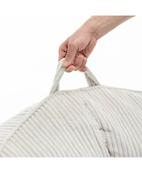 Streamdale Furniture Giant Corduroy Bean Bag Chair with Armrests
