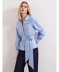 Phase Eight Women's Collared Statement-Belt Shirt