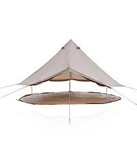 Streamdale Furniture 16.4Feet 4-Season Waterproof Bell Tent with Stove Jack for Glamping