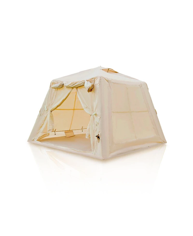 Streamdale Furniture 5.76m Inflatable Camping Tent with Canopy, Pump and Waterproof Oxford Fabric